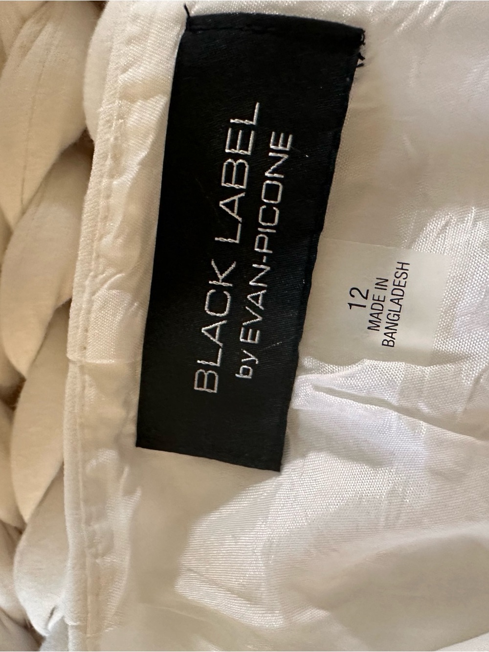 Evan Picone Black Label White Pencil Skirt Size 12 EUC - Picture 8 of 11